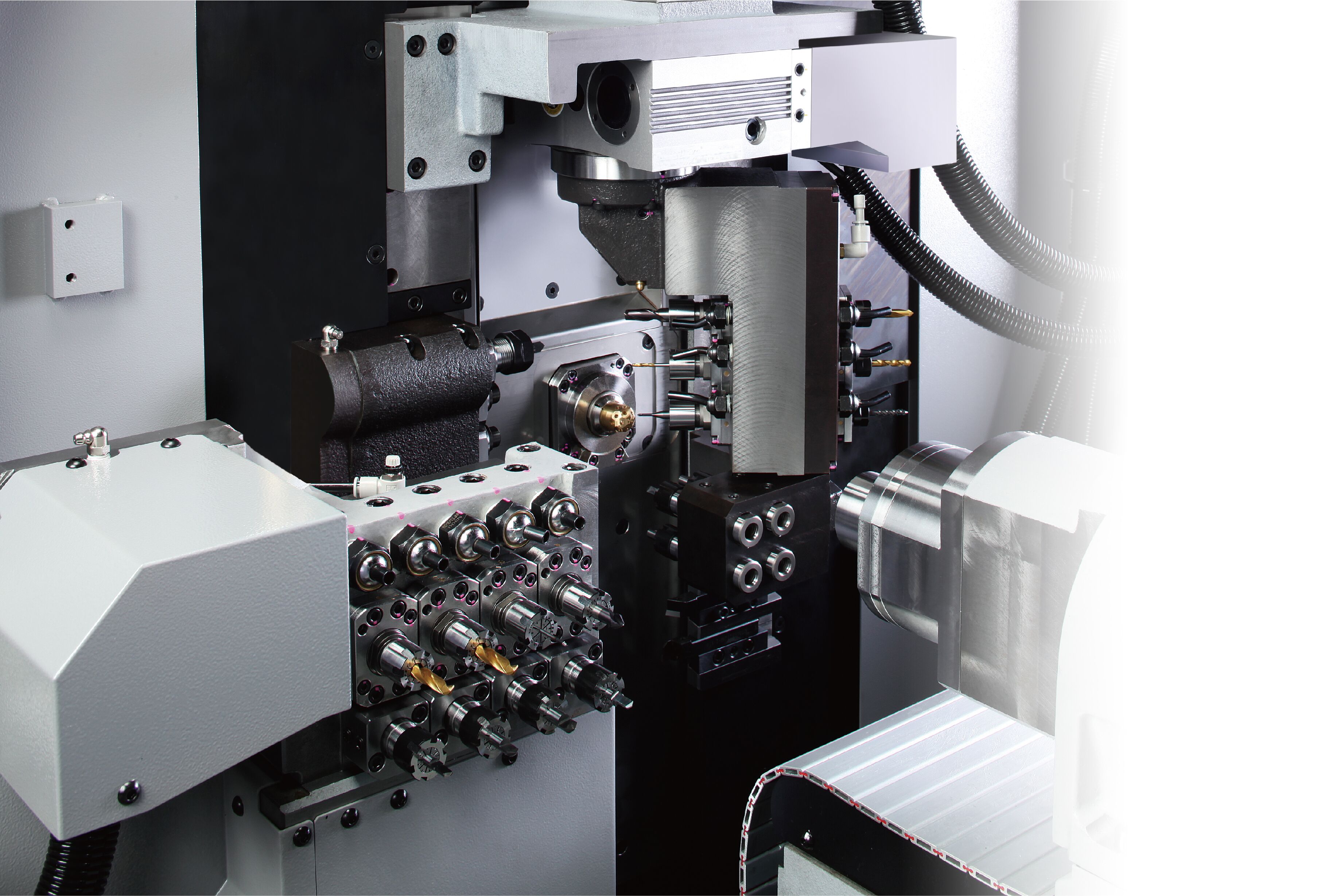 CNC精密自動車床 SS207走心機(jī) 結(jié)構(gòu)件