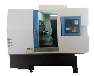 CKX6146C—Y∠45斜床身 (排刀型帶4個端銑4個鍘銑動力頭）車銑復合數(shù)控車床—高配置